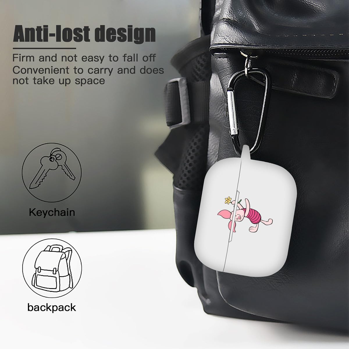 AirPods pro ケース　イヤホンカバー　保護カバー　ピグレット Amazon | AirPods Proケース くまのプーさん ピグレット AirPods Pro